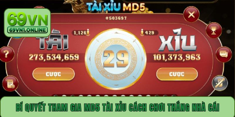 Bí quyết tham gia MD5 Tài Xỉu cách chơi thắng nhà cái