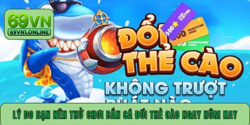 Lý do bạn nên thử chơi bắn cá đổi thẻ cào ngay hôm nay